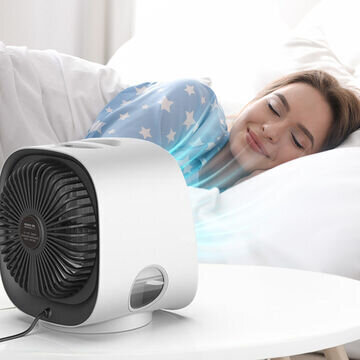 Enjoying the cool air from FrostyPure